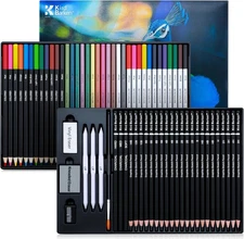 70 PCS Art Supply Drawing Set, Pro Supplies with 70 Count (Pack of 1) 