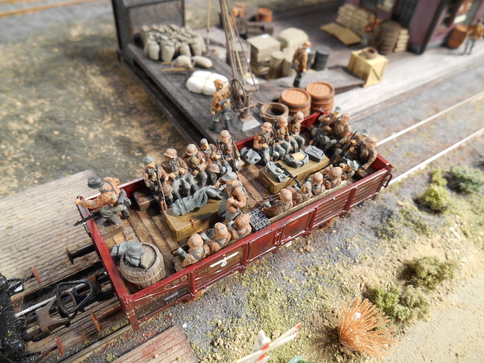 HO Roco Minitank 6th Panzer Army Infantry Car A2189 Custom Hand Painted