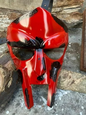 Gladiator Face Mask Helmet Hand Forged Sca Larp Helmet Roman Armor MF Doom Gift - image 1 of 4