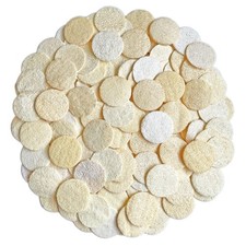 108 Pack Natural Loofah Sponge Exfoliating Pads - Body Scrubbers Pad - When B...