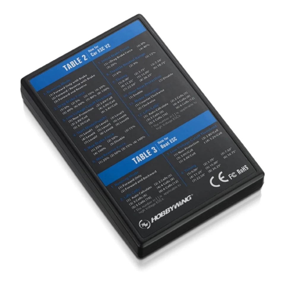 LED Program Card for ESC Compatible with Multiple Series3918 Foto 2 de 4