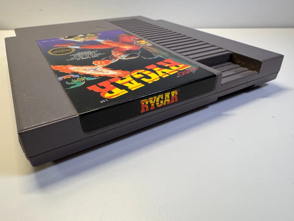 Rygar (Nintendo NES, 1987) 5-SCREW VARIANT Authentic. Tested. Sleeve. - Image 4 of 4