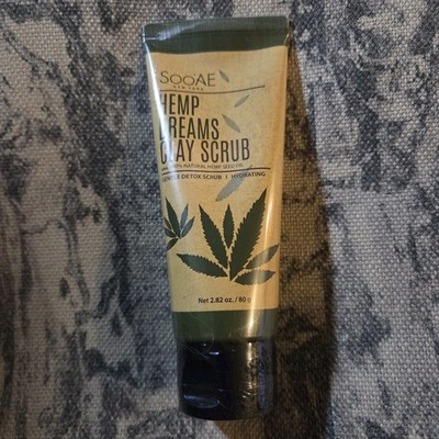 SooAE Hemp Dreams Clay Scrub 2.82 Oz Each New Sealed