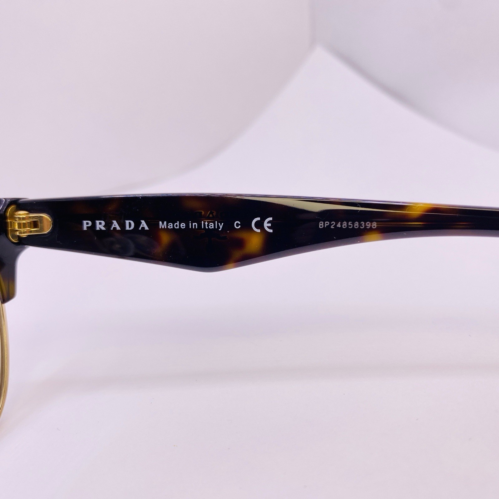 Prada Milano Eyeglasses Frames VPR 30R 2AU-1O1 52 [] 18 140 Havana Tortoise Gold thumbnail 5