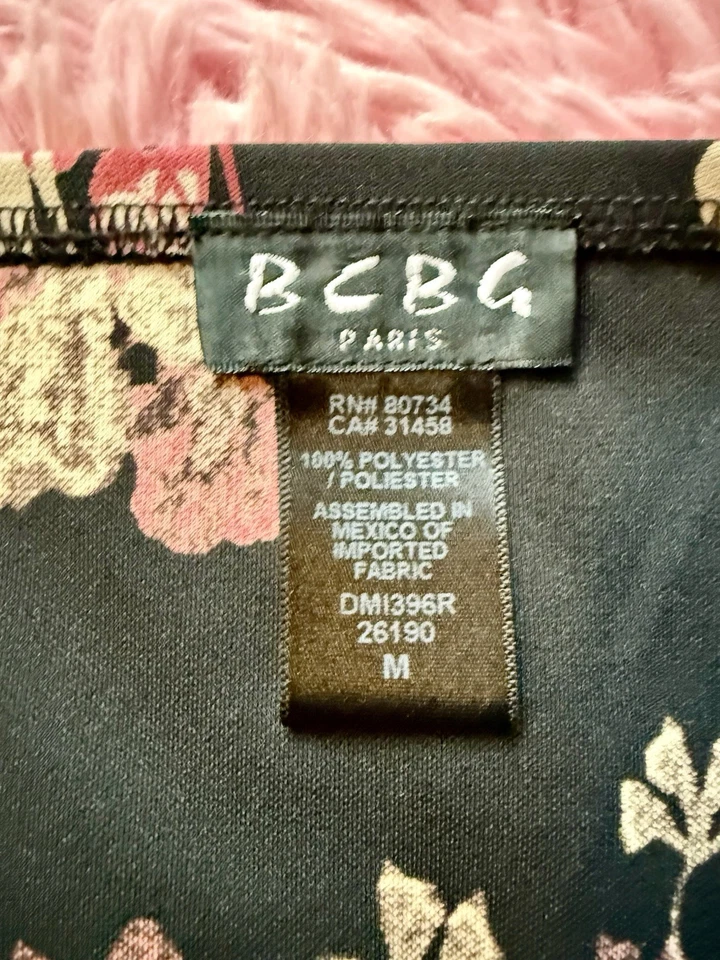 Falda midi floral vintage BCBG Paris años 90 Y2k Foto 2 de 2