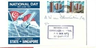 SINGAPORE  1963 National Day set on FDC  to Dutch Consul