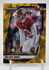 2025 Panini Prizm Draft Picks - Malachi Moore #4 Gold Ice Prizm (RC)