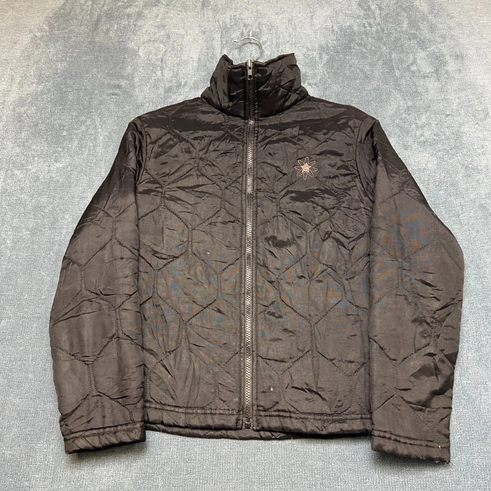 Ever Blue Puffer Jacket Mens Small Black Quilted Long Sleeve Full Zip Outdoor
Opens in a new window