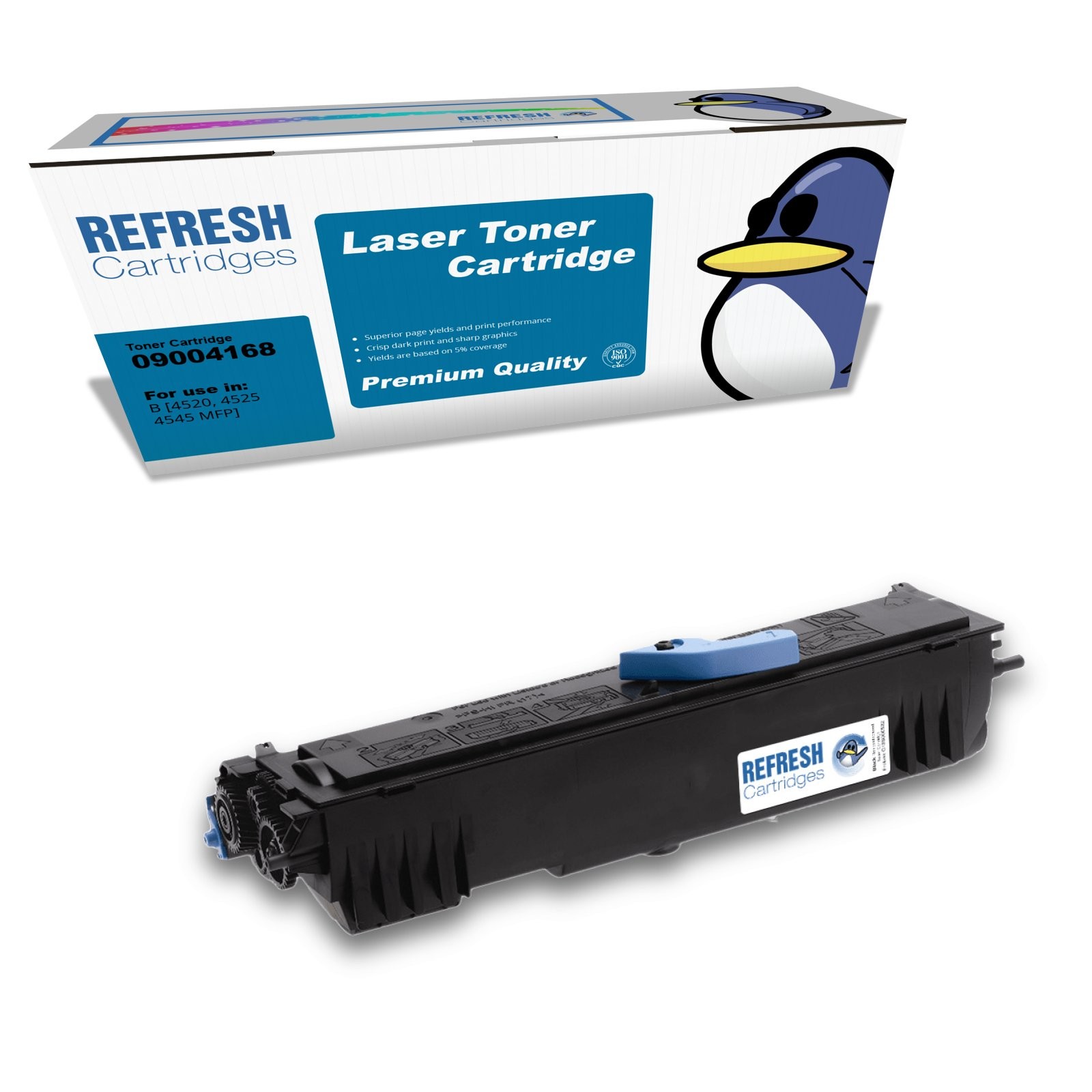Refresh Cartridges Black 09004168 Toner Compatible With Oki Printers