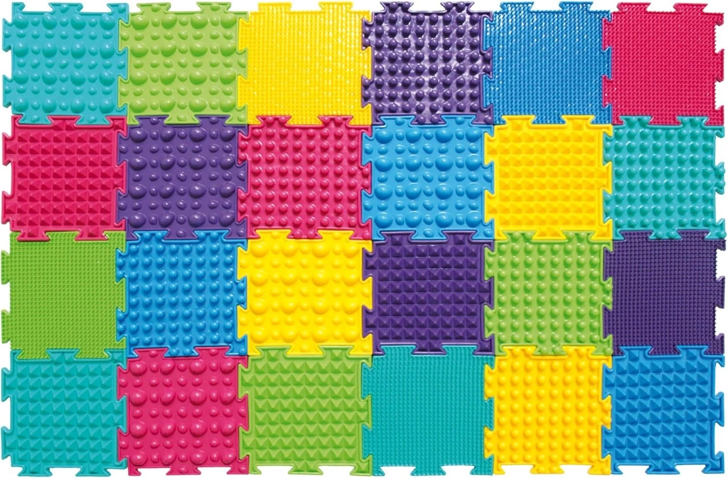 24 pc Ortodon Sensory Orthopedic Foot Massage Floor Mats Kids Carpet #14 MINI
Opens in a new window