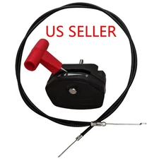 56 inch Throttle Cable with Handle for Push Lawn Mower Control Lever Replacement