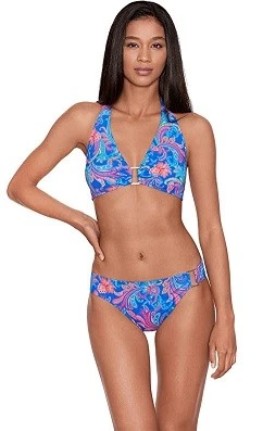 Ralph Lauren SUMMER PAISLEY Printed Side-Ring Hipster Bikini Swim Bottom, US 14 - Image 3 of 4