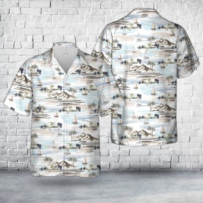 Us Navy Hawaiian Shirt Northrop Grumman E 2C Hawkeye 166503 VAW 120 Greyhawks US