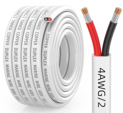 Marine Wire, IP68 Oxygen-Free Tinned Copper Wire for Boat/Automotive/RV/Solar