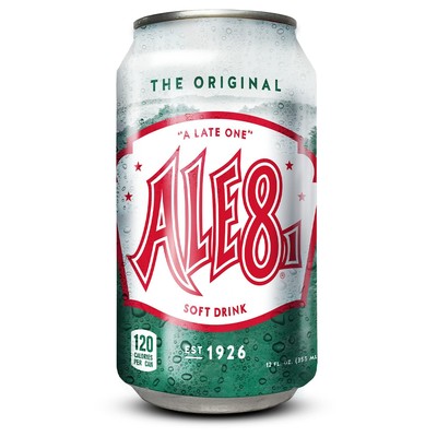 Ale 8 One Ginger Ale Soda with a Caffeine Kick & Hint of Citrus - The Origina...