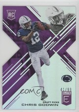 2017 Panini Elite Draft Picks Status Purple Die-Cut 41/99 Chris Godwin #179 2jt