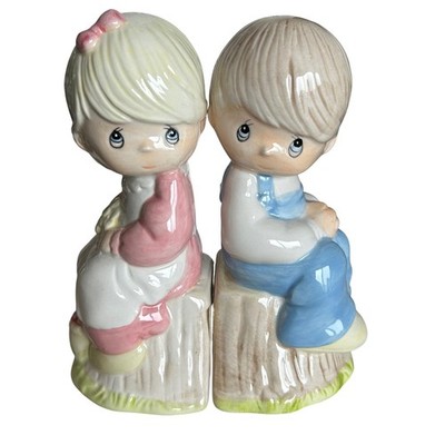 Gibson Precious Moments 2007 Salt & Pepper Love One Another Jack & Jill