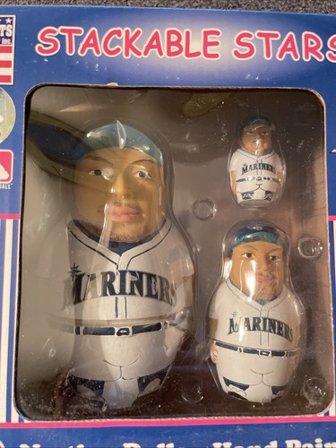 Muñecas Ichiro Suzuki Seattle Mariners Apilables Estrellas Anidación Edición Limitada Nuevas - Imagen 2 de 5