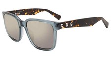 New Mirrored John Varvatos Sunglasses SJV554 Blue Crystal 56-19-145 w/ Case