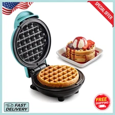Commercial Electric Non-Stick Belgian Waffle Maker Iron For Breakfast Sandwiches