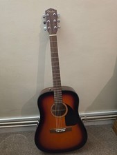 Fender CD-60 V3 DS Acoustic Guitar - Sunburst with case and accesories