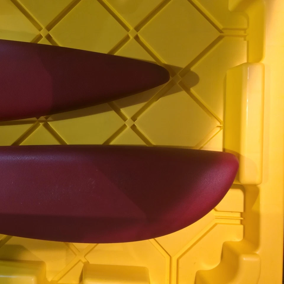 Mini Cooper Panel Puerta Apoyabrazos Genuino OEM Gallo Rojo Par (2007-2013 Gen2) Foto 2 de 4