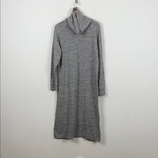 Old Navy Turtleneck Pullover Heather Gray Long Sleeve Women's L Sweater Dress