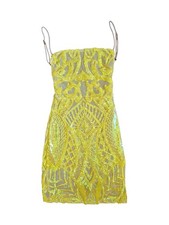 Lucy In The Sky Starstruck Iridescent Sequin Bodycon Mini Dress Small
