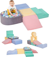 Baby Climbing Blocks 6-Piece Set - the Ultimate Soft  Safe Foam Blocks for Todd