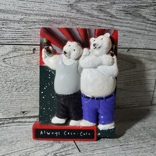 1997 Coca-Cola Fridge Magnet 2 Polar Bears Always Coca-Cola Refrigerator Fridge