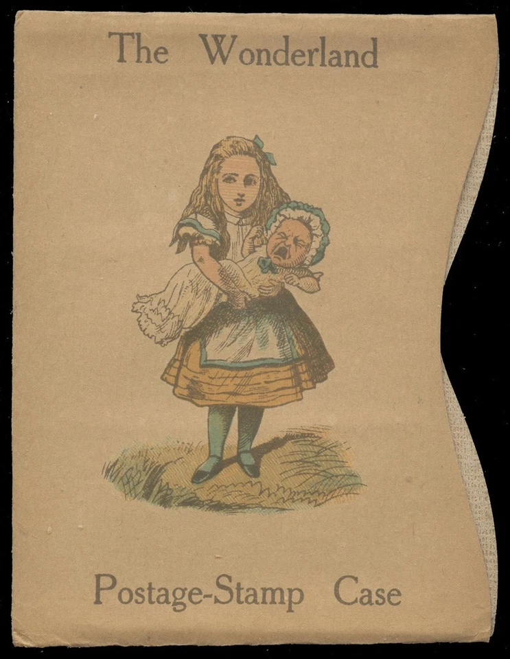 THE WONDERLAND POSTAGE-STAMP CASE, INVENTED BY LEWIS CARROLL in 1889 - Immagine 4 di 4