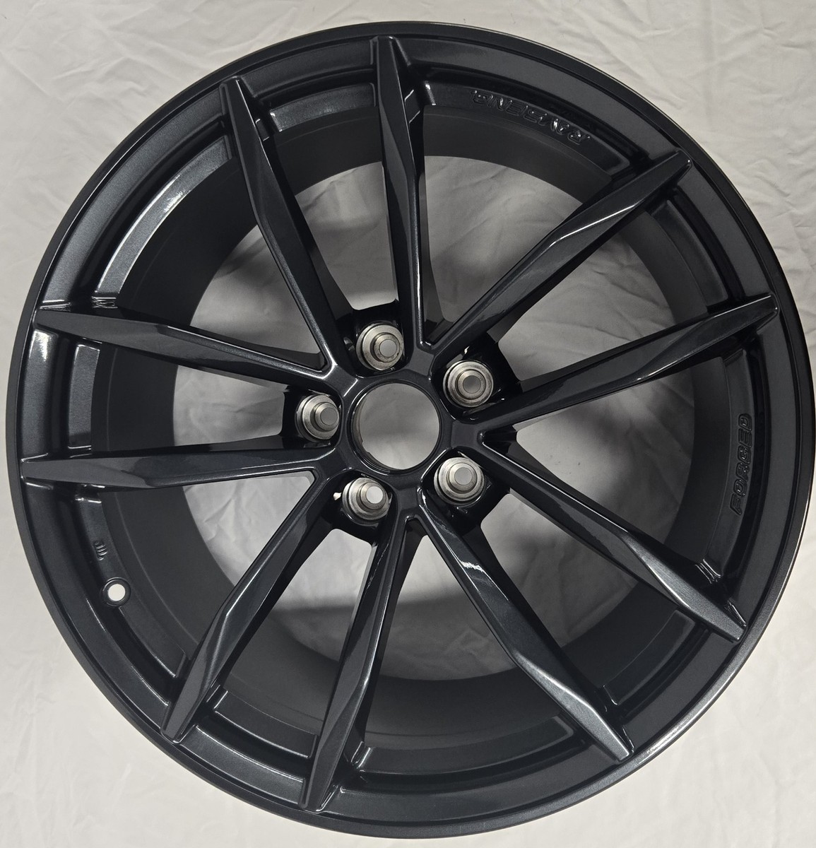 美品Performance Wheels Nissan Z Front Wheel 19x9.5 Rays Eng. Forged 5 Double Spoke 5x114