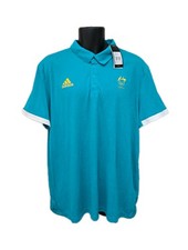 Adidas, t shirt rio 2016 , polo ,size uk 48/50 blue , activewear,sport