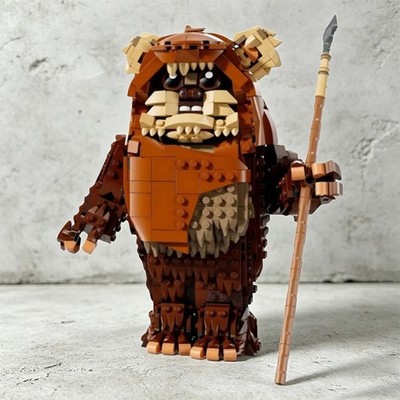 1010 Stück 3D Wicket der Ewok Baustein Montage Sentry Brick 75430 Bausteine DIY