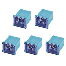 5 Pack Automotive Low Profile Mini Jcase Fuse 20 Amp Assortment...