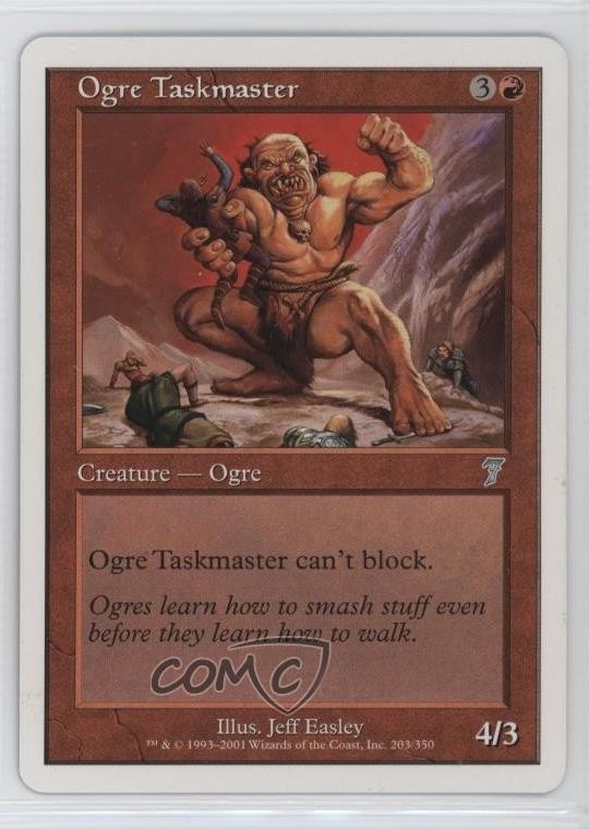 Ogre Taskmaster Magic: 7th Edition #203 2001