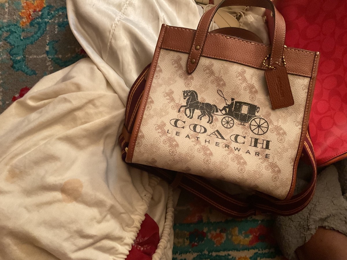 Coach legacy small tote with beautiful brown leather | eBay