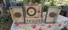 Fonovaligia giradischi RCA LH17 a valvole funzionante + Cca 50 Dischi  