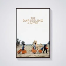The Darjeeling Limited Poster Wes Anderson Film Art Print Wall Decor, Noframe