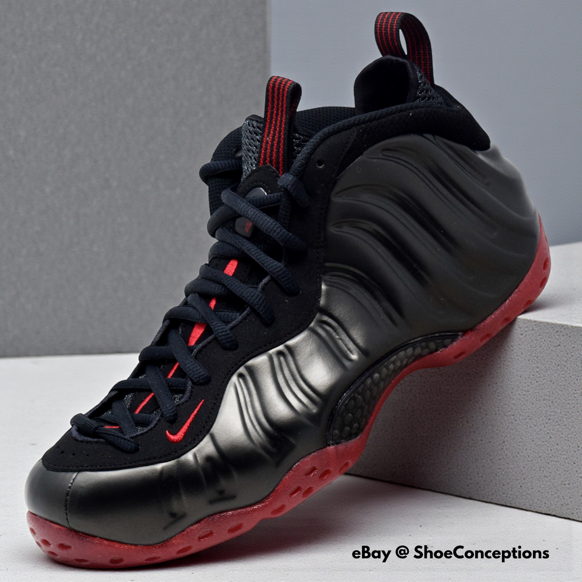 Nike Air Foamposite One Black Varsity Red IB2219-001 Men's Size