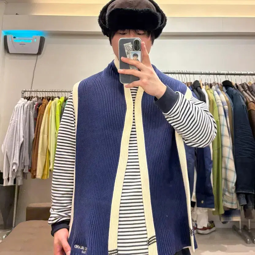 Stone Island Knit Muffler, Stylish Winter Accessory, Pre-Owned thumbnail 5