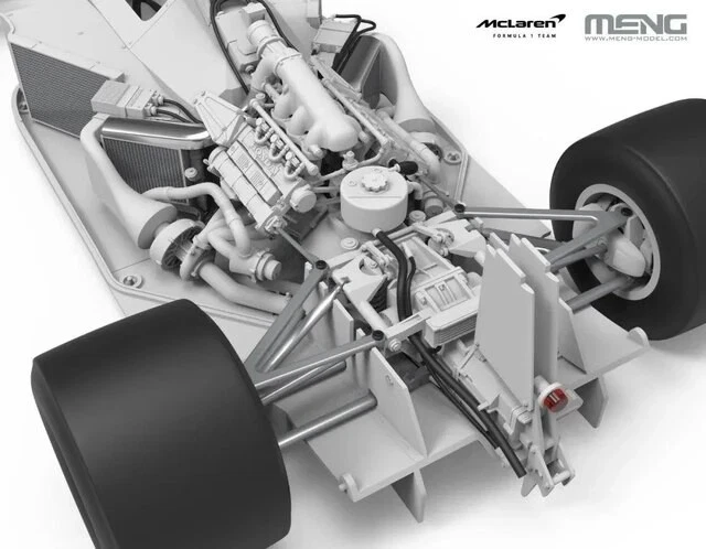 Meng McLAREN MP4/4 1988 - KIT PLASTIQUE - ÉCHELLE 1:12 - Photo 4/4