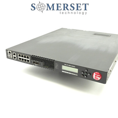 F5 BIG-IP 2000 LTM Load Balancer 8-Port 1GbE 2x 10GbE SFP+ F5-BIG-LTM-2000 2PSU