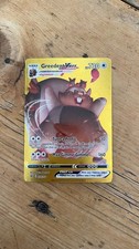 Pokemon TCG Card – Greedent VMAX 218/264 – Gold Holo – Secret Rare – Mint Condit