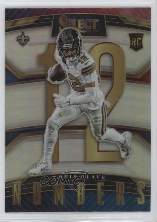 2022 Panini Select Select Numbers Silver Prizm Chris Olave #SN-24 0w90