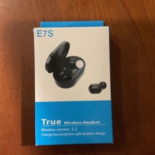 E7S True Wireless Earbuds Wireless Version 5.2 Charge Box,Earphones Split Design