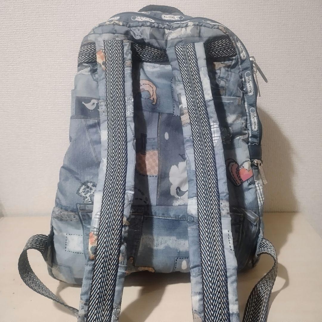 LeSportsac denim style patchwork pattern all over… - image 3