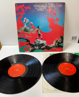 URIAH HEEP -THE MAGICIAN'S BIRTHDAY LP ORIGINAL VINYL W/EXTRA WIZARDS &DEMONS LP