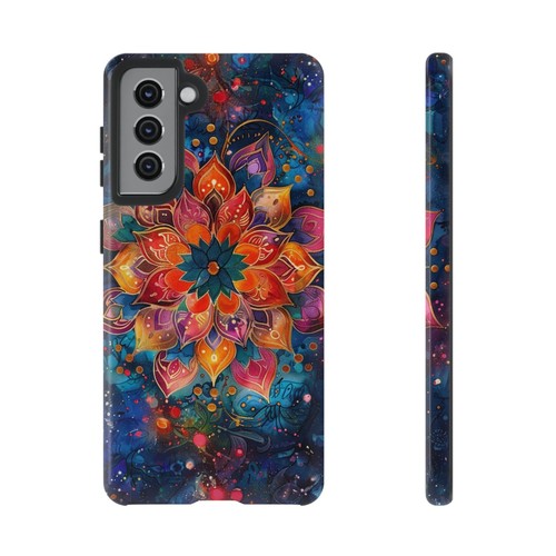Mandala Flower Watercolor Phone Case for iPhone, Samsung Galaxy, Pixel - 第 215/256 張圖片