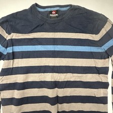 Vintage Y2K Quicksilver Striped Crewneck Sweater XL Sweatshirt